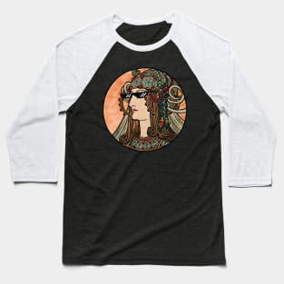 Old fashion art with thug life glasses Baseball T-Shirt